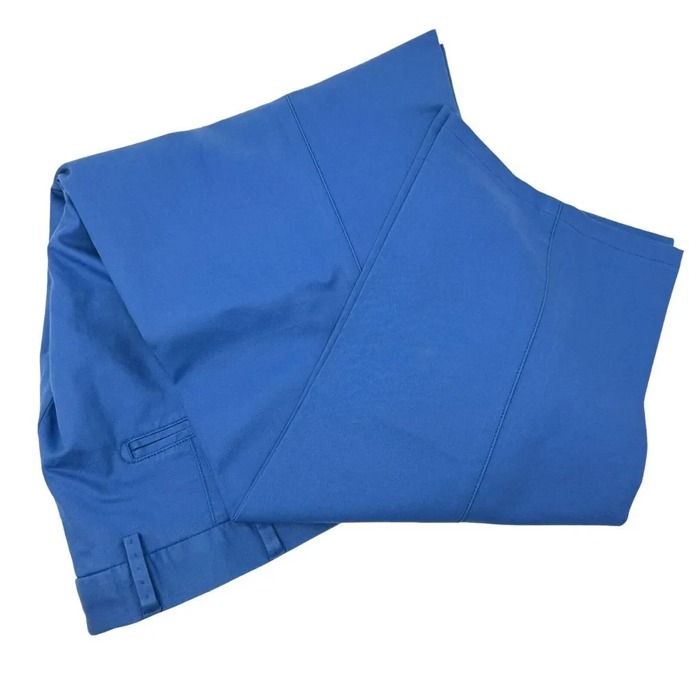 Peter Millar Blue Casual Chino Golf Pants Pima Cotton Spandex Size 33 Stretch‎